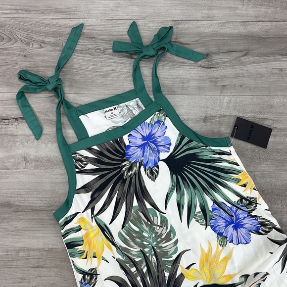 ☀️HURLEY☀️ PRINTED TIE DRESS COVER UP - Picture 5 of 11